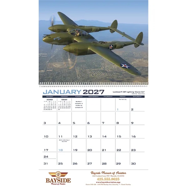 Triumph® Calendars Planes Calendar - Triumph® Calendars Planes Calendar - Image 11 of 12