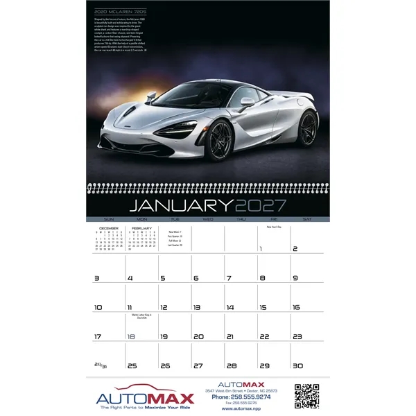 Triumph® Calendars Exotic Cars Calendar - Triumph® Calendars Exotic Cars Calendar - Image 11 of 12