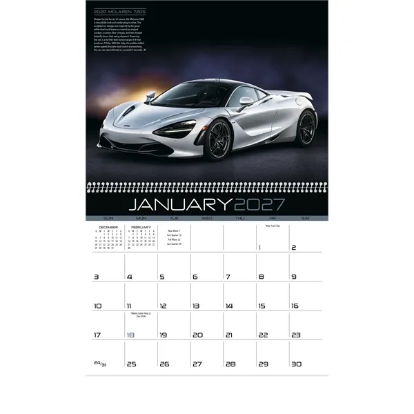 Triumph® Calendars Exotic Cars Calendar - Triumph® Calendars Exotic Cars Calendar - Image 12 of 12
