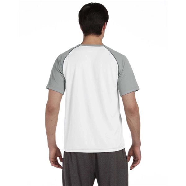 Alo Men's Short-Sleeve Colorblock T-Shirt - Dark/All - Alo Men's Short-Sleeve Colorblock T-Shirt - Dark/All - Image 3 of 18