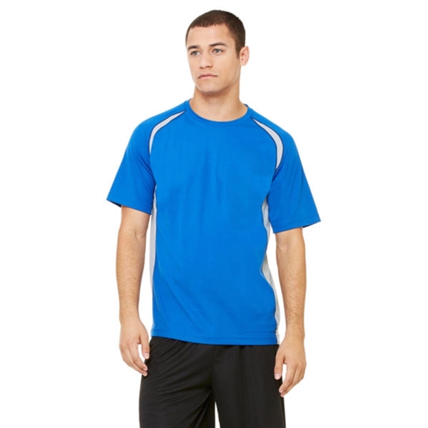Alo Men's Short-Sleeve Colorblock T-Shirt - Dark/All - Alo Men's Short-Sleeve Colorblock T-Shirt - Dark/All - Image 5 of 18