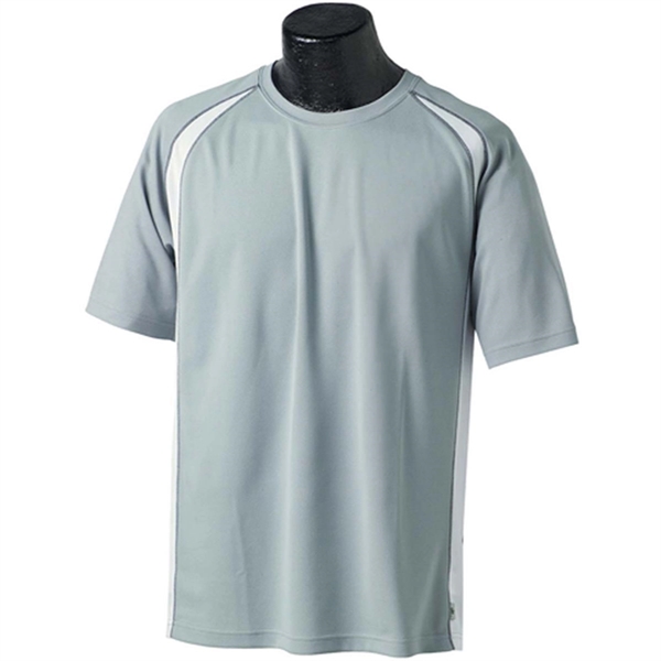 Alo Men's Short-Sleeve Colorblock T-Shirt - Dark/All - Alo Men's Short-Sleeve Colorblock T-Shirt - Dark/All - Image 6 of 18