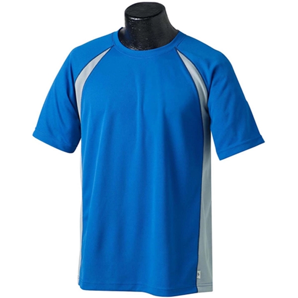Alo Men's Short-Sleeve Colorblock T-Shirt - Dark/All - Alo Men's Short-Sleeve Colorblock T-Shirt - Dark/All - Image 8 of 18