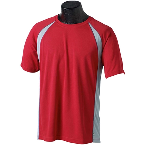 Alo Men's Short-Sleeve Colorblock T-Shirt - Dark/All - Alo Men's Short-Sleeve Colorblock T-Shirt - Dark/All - Image 9 of 18