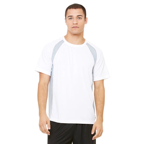 Alo Men's Short-Sleeve Colorblock T-Shirt - Dark/All - Alo Men's Short-Sleeve Colorblock T-Shirt - Dark/All - Image 10 of 18