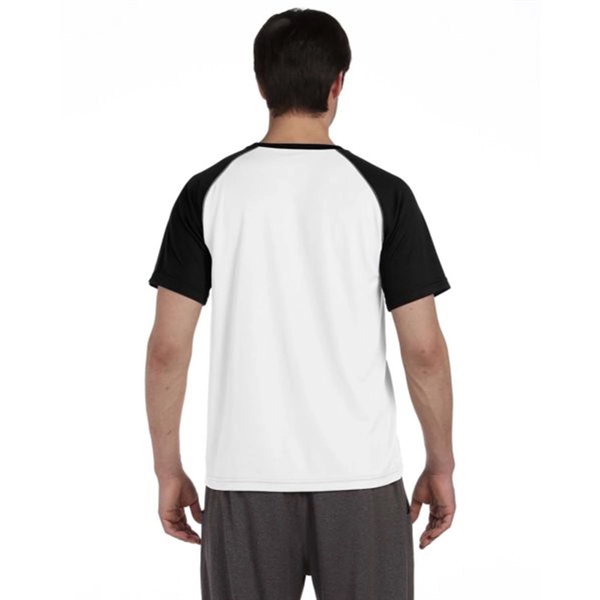 Alo Men's Short-Sleeve Colorblock T-Shirt - Dark/All - Alo Men's Short-Sleeve Colorblock T-Shirt - Dark/All - Image 11 of 18
