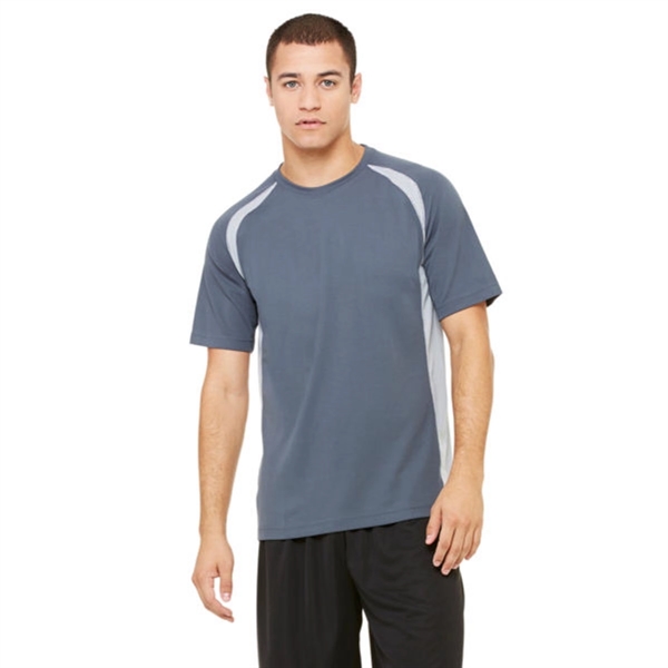 Alo Men's Short-Sleeve Colorblock T-Shirt - Dark/All - Alo Men's Short-Sleeve Colorblock T-Shirt - Dark/All - Image 12 of 18