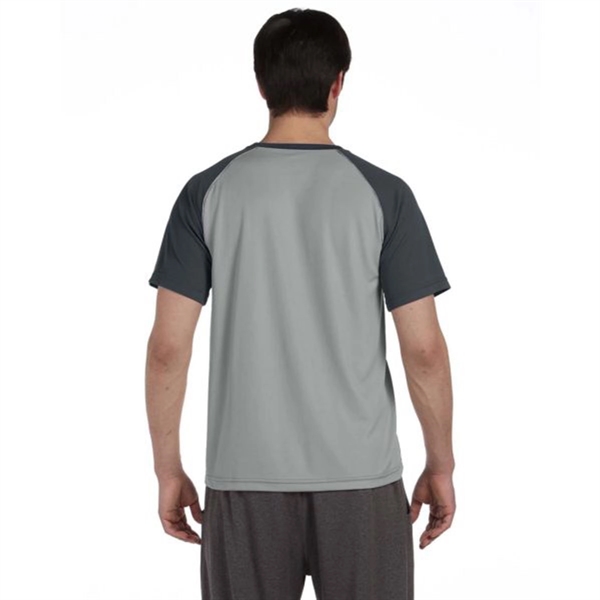 Alo Men's Short-Sleeve Colorblock T-Shirt - Dark/All - Alo Men's Short-Sleeve Colorblock T-Shirt - Dark/All - Image 13 of 18