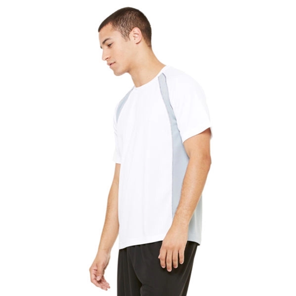 Alo Men's Short-Sleeve Colorblock T-Shirt - Dark/All - Alo Men's Short-Sleeve Colorblock T-Shirt - Dark/All - Image 16 of 18