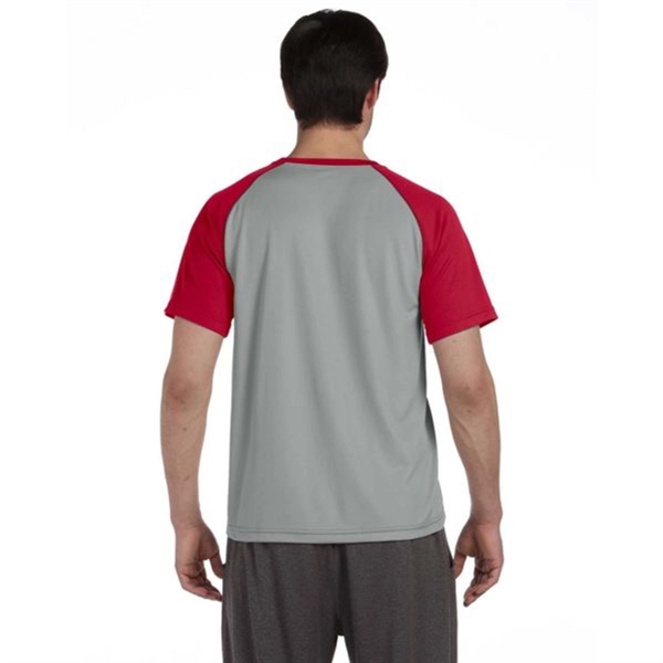 Alo Men's Short-Sleeve Colorblock T-Shirt - Dark/All - Alo Men's Short-Sleeve Colorblock T-Shirt - Dark/All - Image 18 of 18