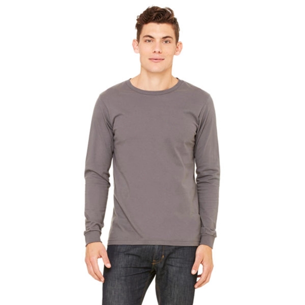 Bella + Canvas Unisex Jersey Long-Sleeve T-Shirt-Dark/Colors - Bella + Canvas Unisex Jersey Long-Sleeve T-Shirt-Dark/Colors - Image 5 of 10
