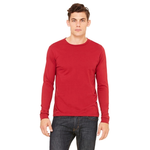 Bella + Canvas Unisex Jersey Long-Sleeve T-Shirt-Dark/Colors - Bella + Canvas Unisex Jersey Long-Sleeve T-Shirt-Dark/Colors - Image 6 of 10