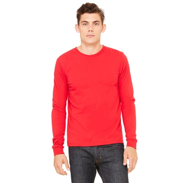 Bella + Canvas Unisex Jersey Long-Sleeve T-Shirt-Dark/Colors - Bella + Canvas Unisex Jersey Long-Sleeve T-Shirt-Dark/Colors - Image 7 of 10