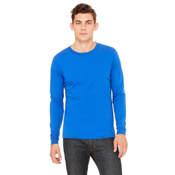 Bella + Canvas Unisex Jersey Long-Sleeve T-Shirt-Dark/Colors - Bella + Canvas Unisex Jersey Long-Sleeve T-Shirt-Dark/Colors - Image 8 of 10