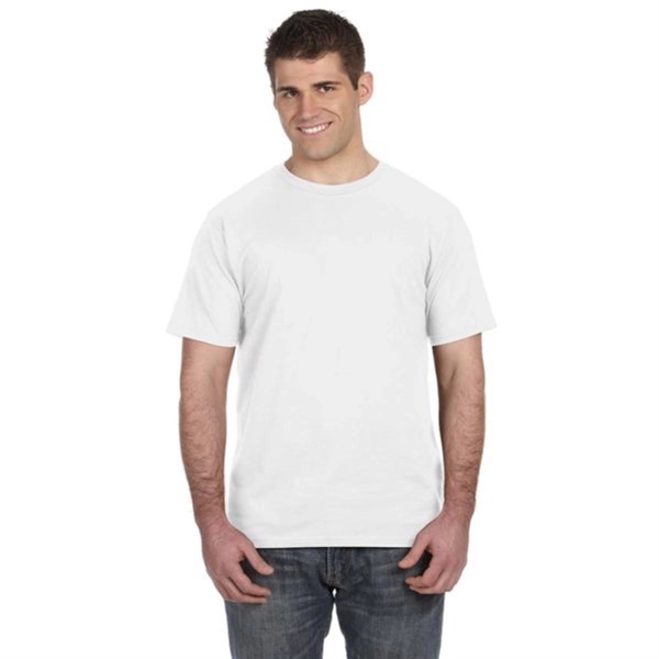 Anvil 4.5 Oz. Fashion Fit Short Sleeve Tee - White/Neutral - Anvil 4.5 Oz. Fashion Fit Short Sleeve Tee - White/Neutral - Image 2 of 3