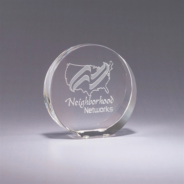 Stand-Up Crystal Paperweight - Stand-Up Crystal Paperweight - Image 0 of 1