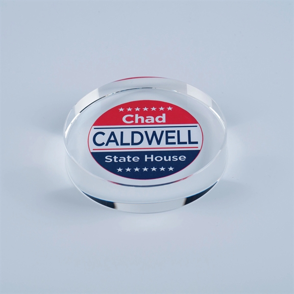 Signature Crystal Paperweight - Signature Crystal Paperweight - Image 0 of 2