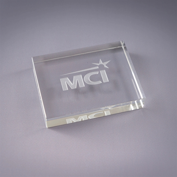 Rectangle Crystal Paperweight - Rectangle Crystal Paperweight - Image 0 of 2