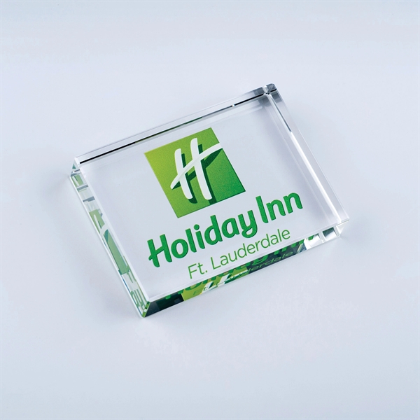 Rectangle Crystal Paperweight - Rectangle Crystal Paperweight - Image 1 of 2