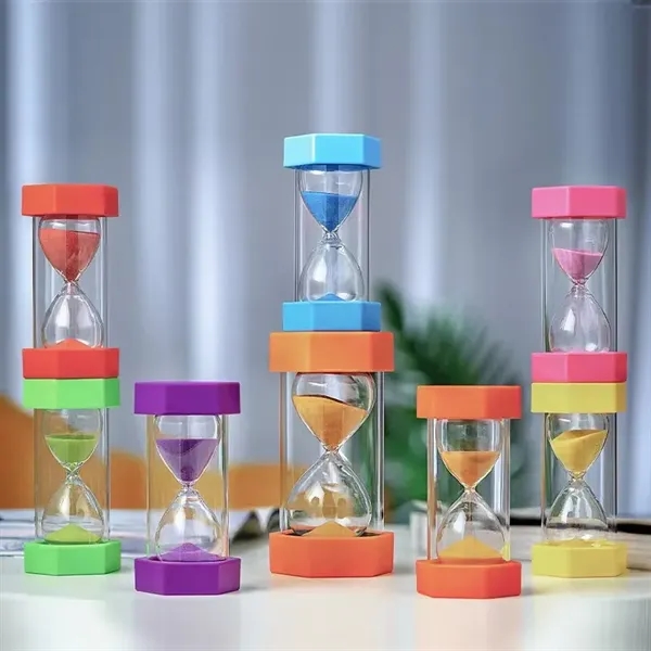 SANDTIMER Colorful Hourglass Sand Acrylic Kitchen Timers - SANDTIMER Colorful Hourglass Sand Acrylic Kitchen Timers - Image 0 of 4