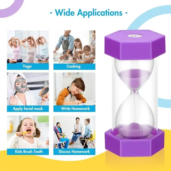 SANDTIMER Colorful Hourglass Sand Acrylic Kitchen Timers - SANDTIMER Colorful Hourglass Sand Acrylic Kitchen Timers - Image 2 of 4
