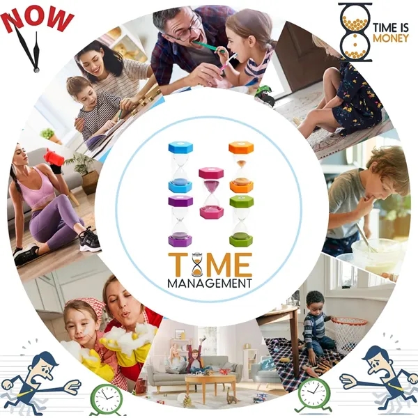 SANDTIMER Colorful Hourglass Sand Acrylic Kitchen Timers - SANDTIMER Colorful Hourglass Sand Acrylic Kitchen Timers - Image 3 of 4