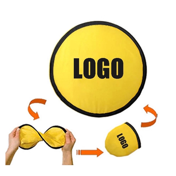 Folding Flyer Disc Hand Fan with Pouch - Folding Flyer Disc Hand Fan with Pouch - Image 3 of 3