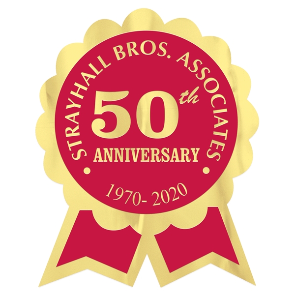 Rosette Ribbon Special Occasion Roll Label (1 5/16"x1 9/16") - Rosette Ribbon Special Occasion Roll Label (1 5/16"x1 9/16") - Image 0 of 3