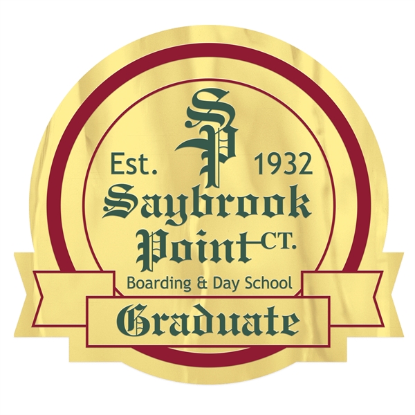 Round Special Occasion Roll Label w/ Banner - Round Special Occasion Roll Label w/ Banner - Image 3 of 7