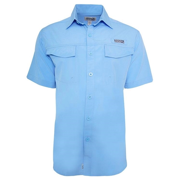 Men's Coastline Stretch Short Sleeve UV Vented Fishing Shirt - Men's Coastline Stretch Short Sleeve UV Vented Fishing Shirt - Image 2 of 13