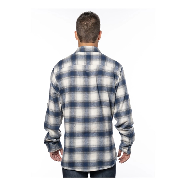 Burnside Yarn-Dyed Flannel Shirt - Burnside Yarn-Dyed Flannel Shirt - Image 36 of 61