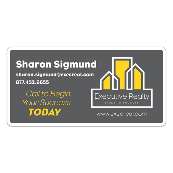 Rectangle Magnetic Car Sign (12" x 18") - Rectangle Magnetic Car Sign (12" x 18") - Image 2 of 3