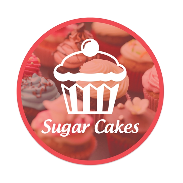 Round Vinyl Bumper Sticker Magnet (4 1/4" diameter) - Round Vinyl Bumper Sticker Magnet (4 1/4" diameter) - Image 0 of 0