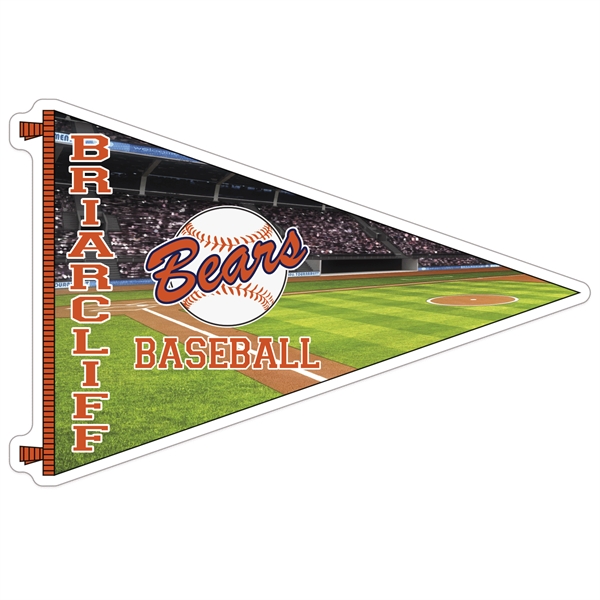 Pennant Shaped Sports Magnet - Pennant Shaped Sports Magnet - Image 1 of 1