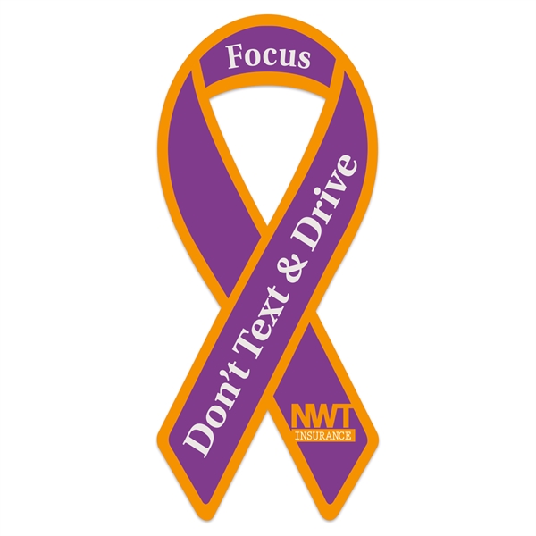 Custom Ribbon Magnet (3 1/2" x 8") - Custom Ribbon Magnet (3 1/2" x 8") - Image 0 of 0