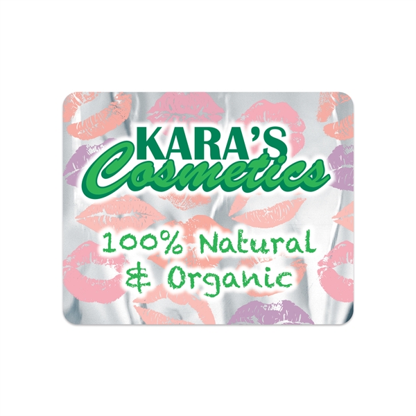 Custom Rectangle Sticker w/ Round Corners (2"x2 1/2") Digital