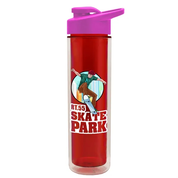Custom Garyline® Chiller Double-Wall Insulated Bottle with Drink...