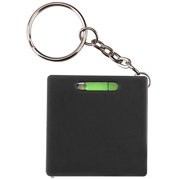 Square tape measure with level key chain - Square tape measure with level key chain - Image 3 of 7