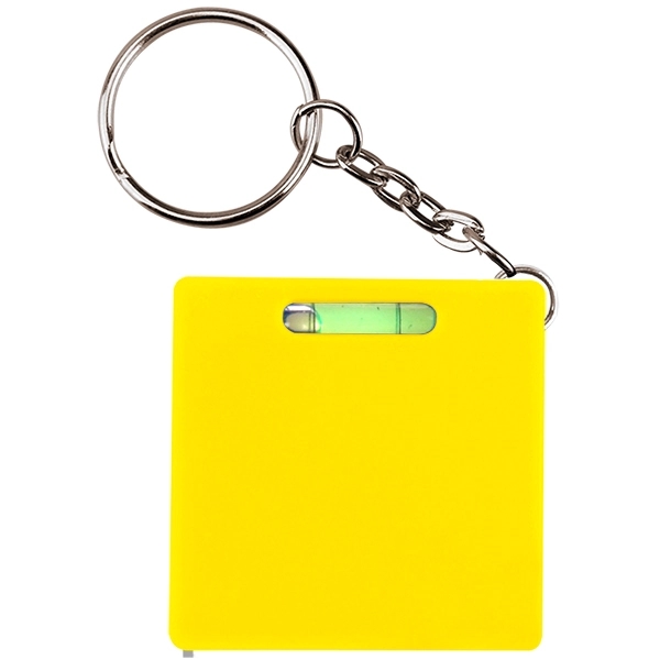 Square tape measure with level key chain - Square tape measure with level key chain - Image 6 of 7