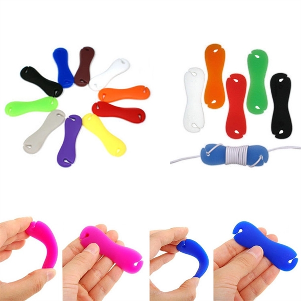 Bone Shape Silicone Cable Winder - Bone Shape Silicone Cable Winder - Image 0 of 2