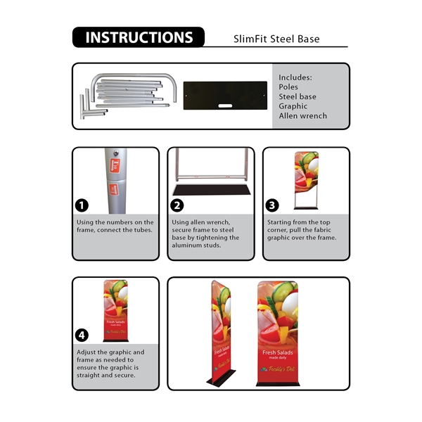 SlimFit Steel Base Replacement Graphic - SlimFit Steel Base Replacement Graphic - Image 1 of 1