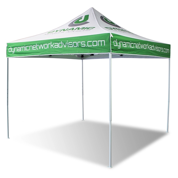 10'x10' V5 Steel Frame Pop Up Tent w/ Fully Printed Top - 10'x10' V5 Steel Frame Pop Up Tent w/ Fully Printed Top - Image 3 of 4