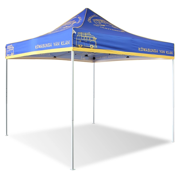 10'x10' V5 Steel Frame Pop Up Tent w/ Fully Printed Top - 10'x10' V5 Steel Frame Pop Up Tent w/ Fully Printed Top - Image 4 of 4