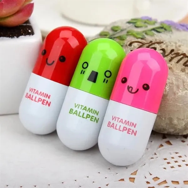 Capsule Shaped Telescopic Ballpoint Pen - Capsule Shaped Telescopic Ballpoint Pen - Image 2 of 6