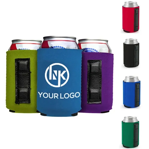 Innovative 12oz Neoprene Beer Cooler With Magnetic Base - Innovative 12oz Neoprene Beer Cooler With Magnetic Base - Image 0 of 3