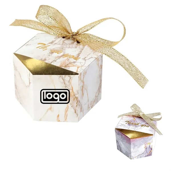 Hexagonal Ribbon Gift Box - Hexagonal Ribbon Gift Box - Image 0 of 5