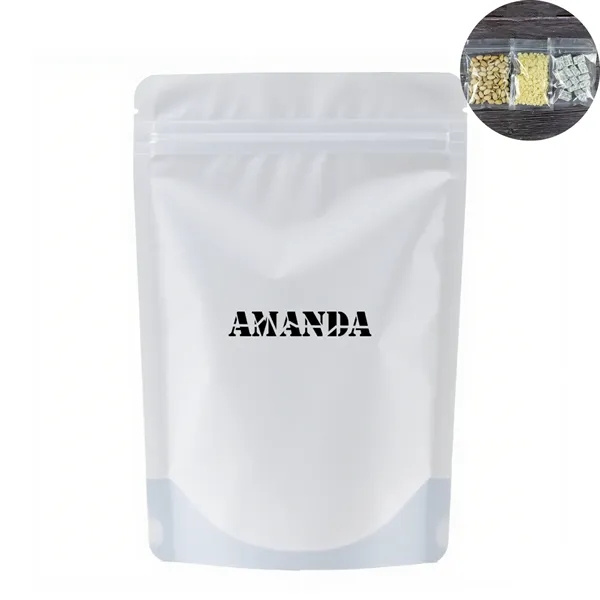 Plastic Transparent Stand Up Resealable Storage Bag - Plastic Transparent Stand Up Resealable Storage Bag - Image 0 of 4