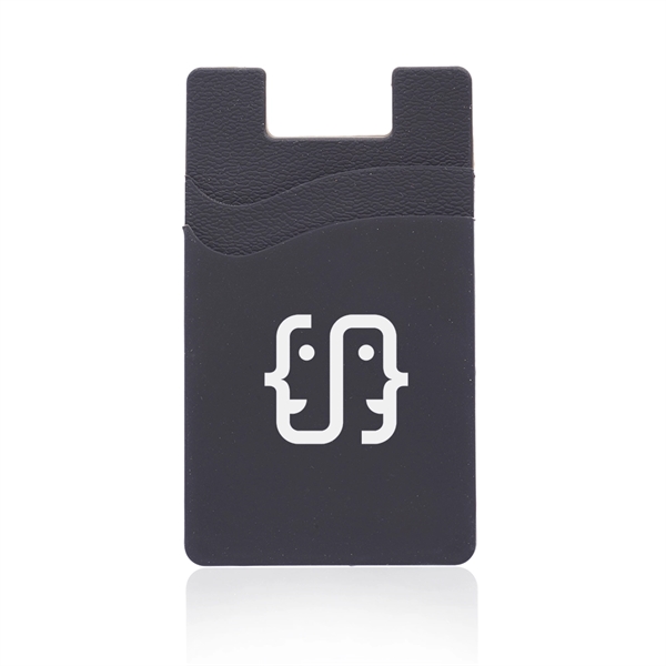 Montego Dual Pocket Silicone Phone Wallet - Montego Dual Pocket Silicone Phone Wallet - Image 1 of 7