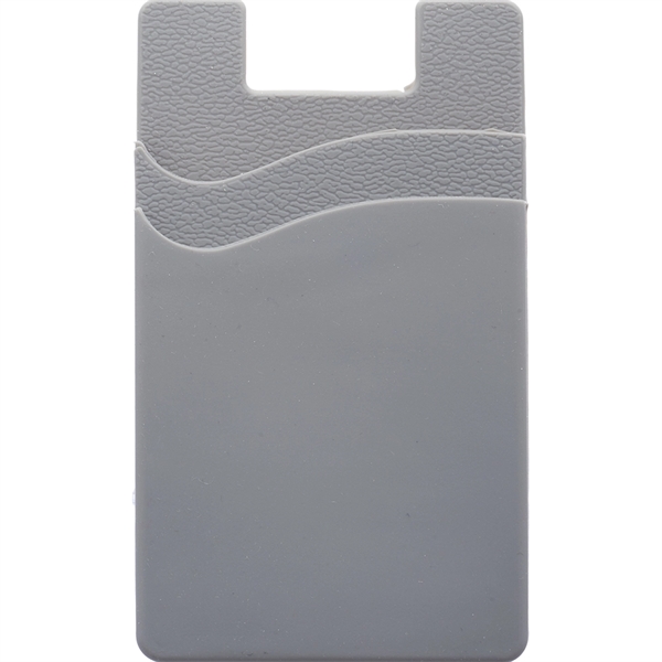 Montego Dual Pocket Silicone Phone Wallet - Montego Dual Pocket Silicone Phone Wallet - Image 5 of 7