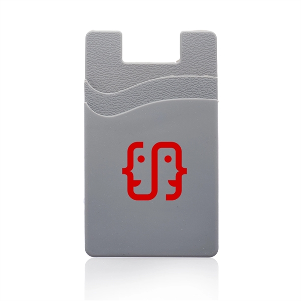 Montego Dual Pocket Silicone Phone Wallet - Montego Dual Pocket Silicone Phone Wallet - Image 3 of 7